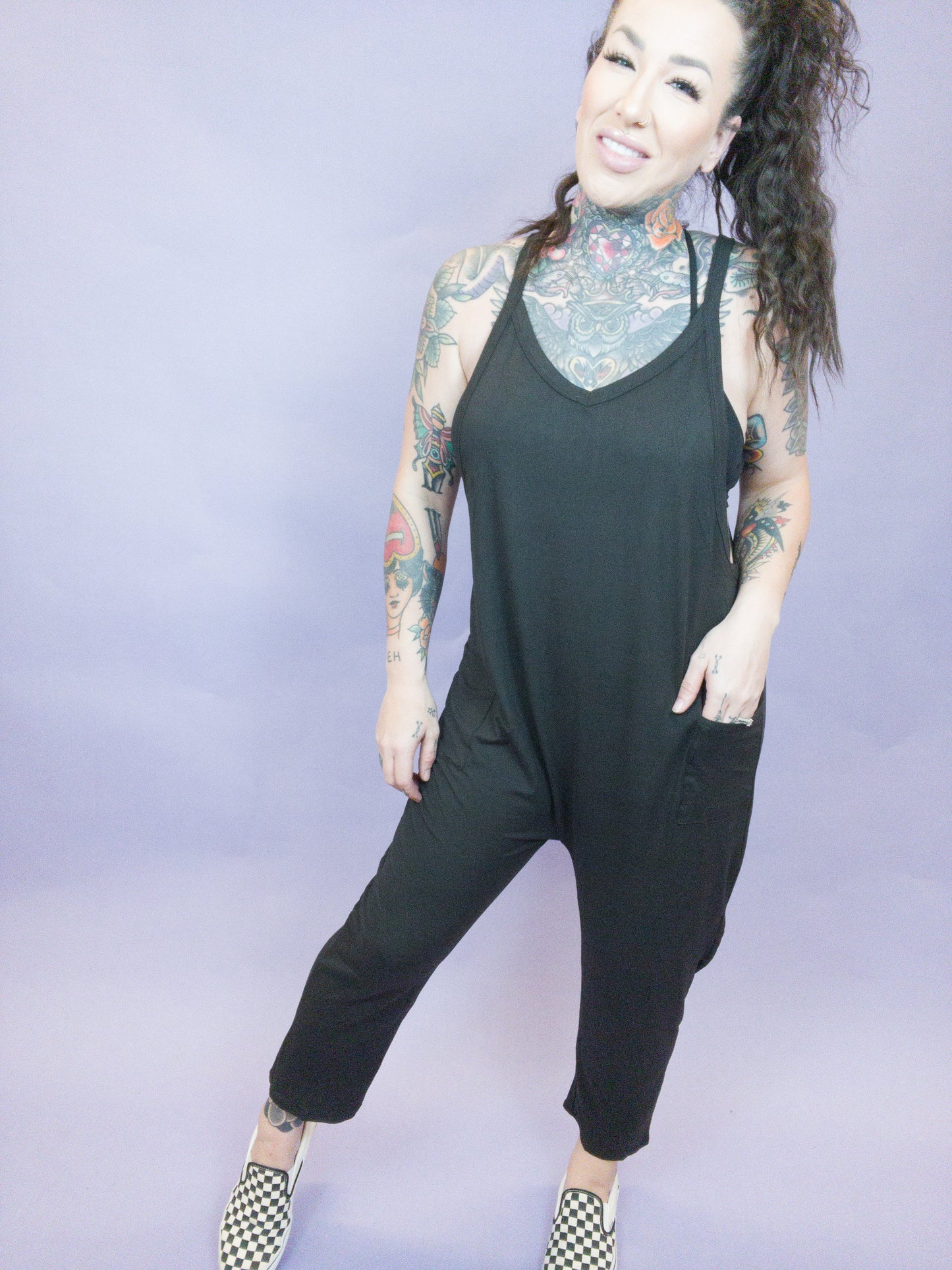 We Grew Closer Sleeveless V-Neck Jumpsuit