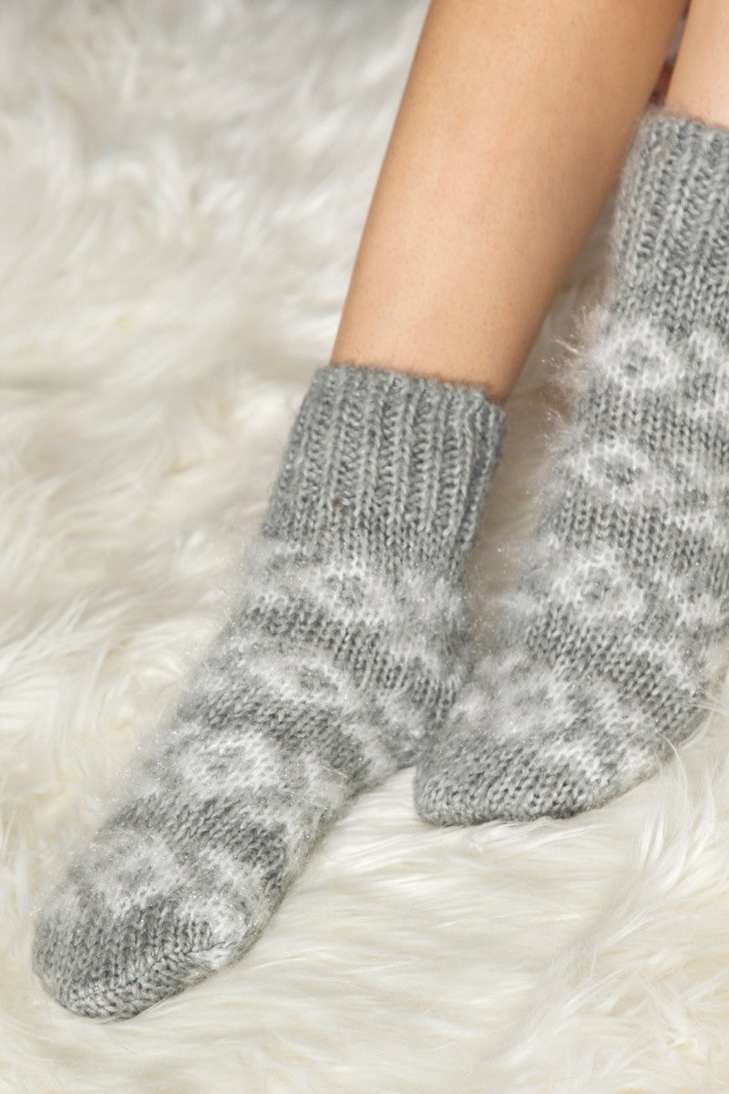 The Snuggle Is Real Fuzzy Nordic Socks