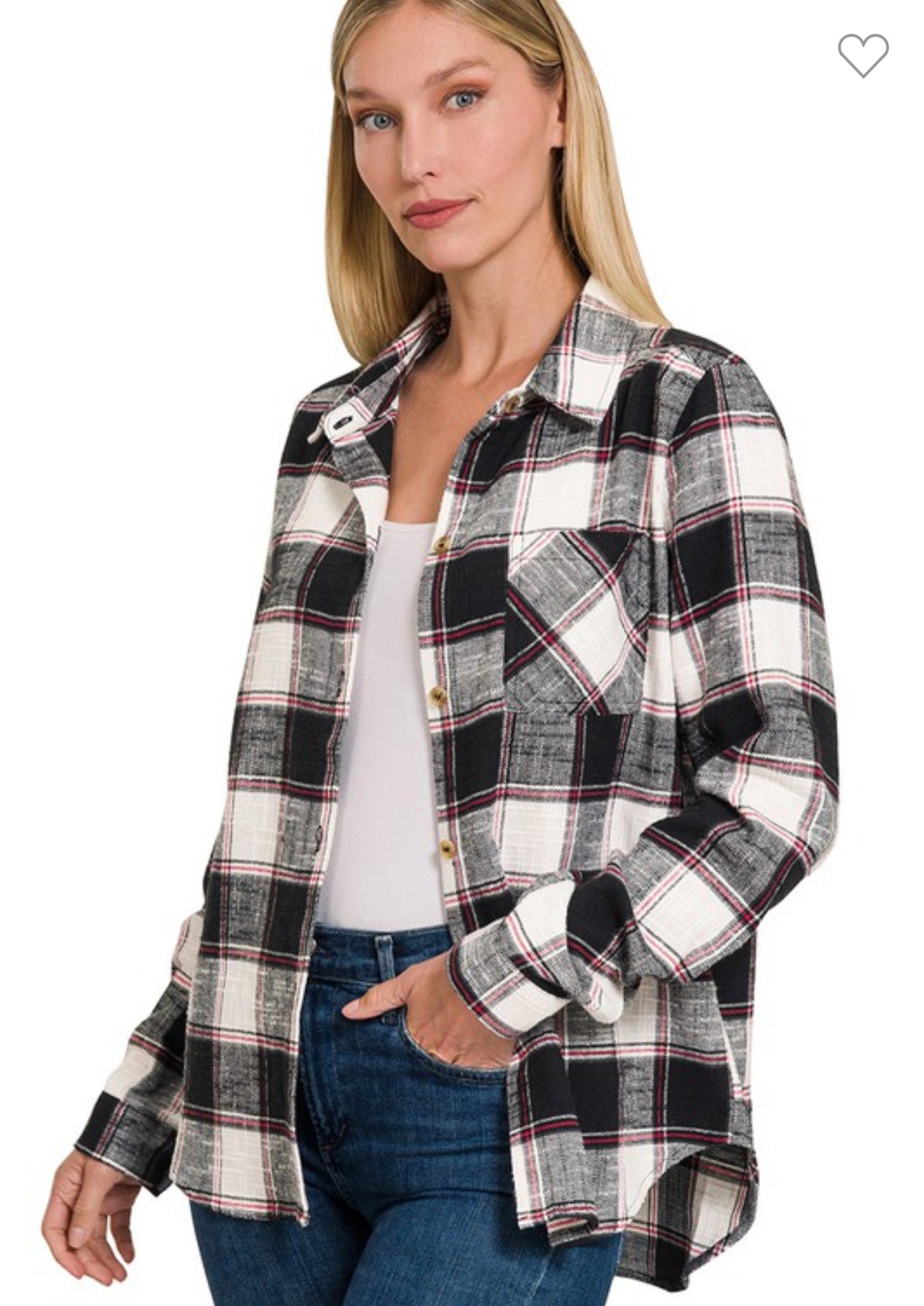 Dukes Of Hazard Plaid Shacket