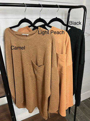 Delightful Daydreamer Oversized HiLo Top (Multiple Color Options)