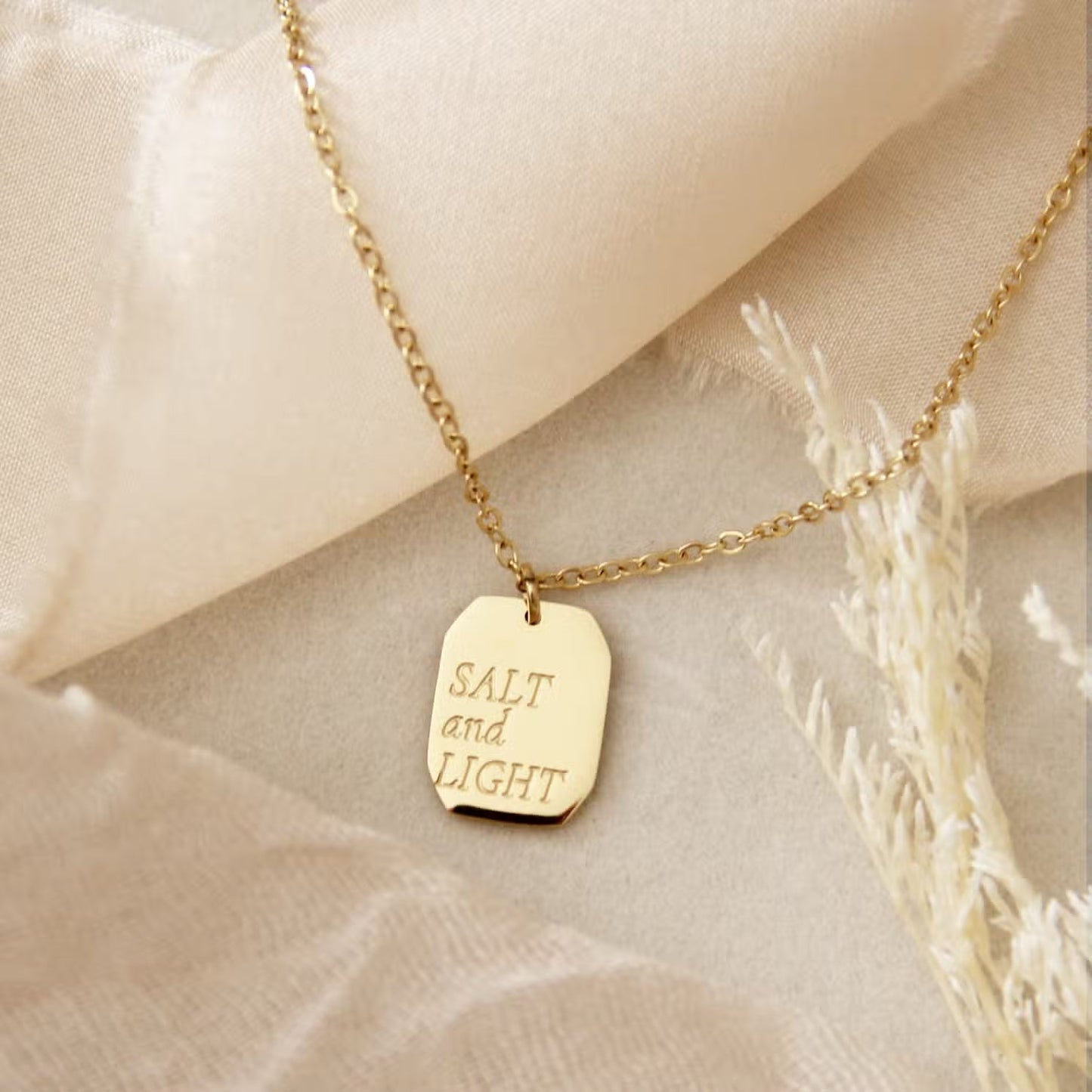 Salt & Light Plated Necklace