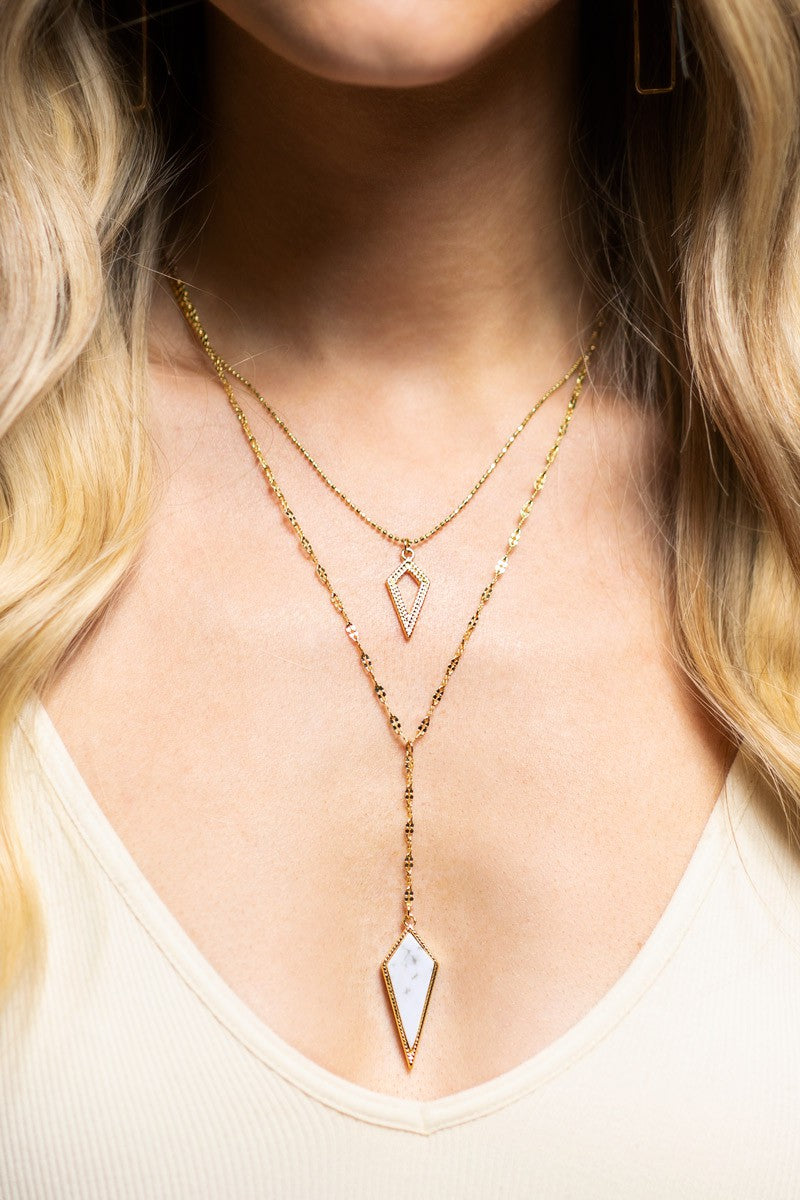 Diamond Delight Layered Necklace – Rebel Gypsy