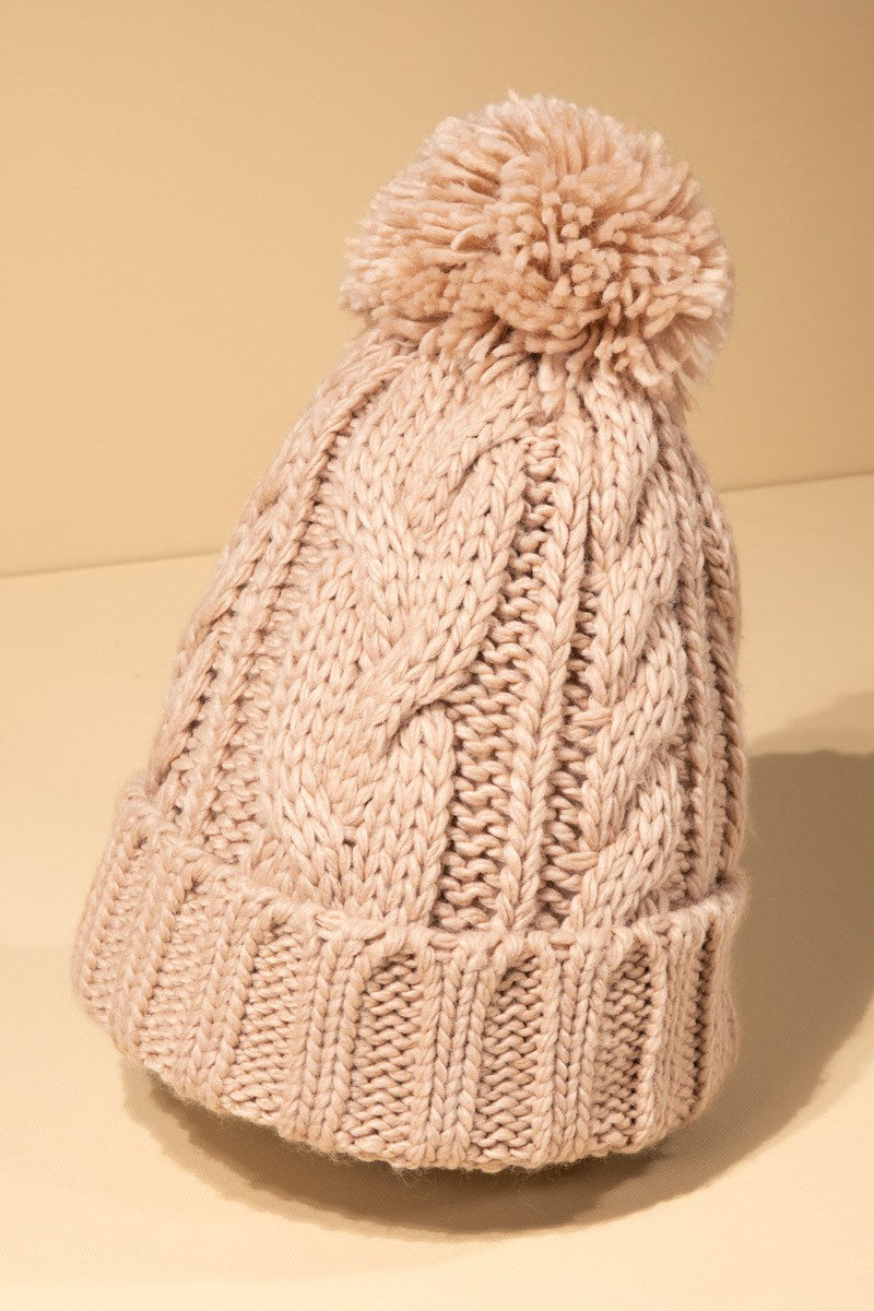 Cool To Be Kind Knit Pom Beanie