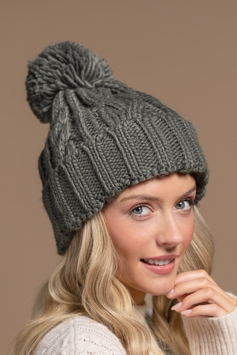 Cool To Be Kind Knit Pom Beanie