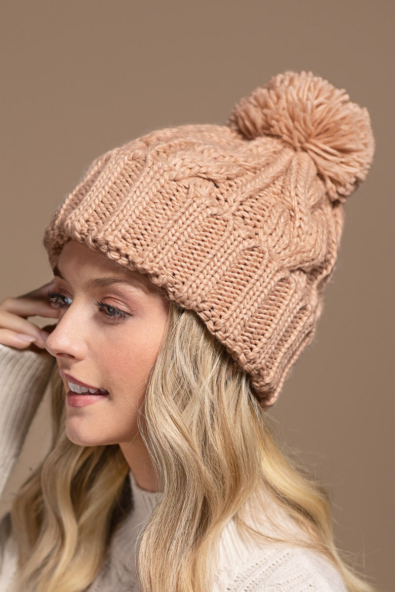 Cool To Be Kind Knit Pom Beanie