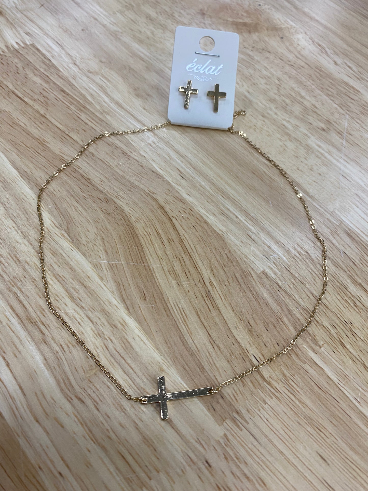 Found My Way To You Pendant Necklace & Earrings Set ( 2 COLOR OPTIONS)