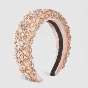 Gala Goals Bejeweled Large Crystal Padded Headband