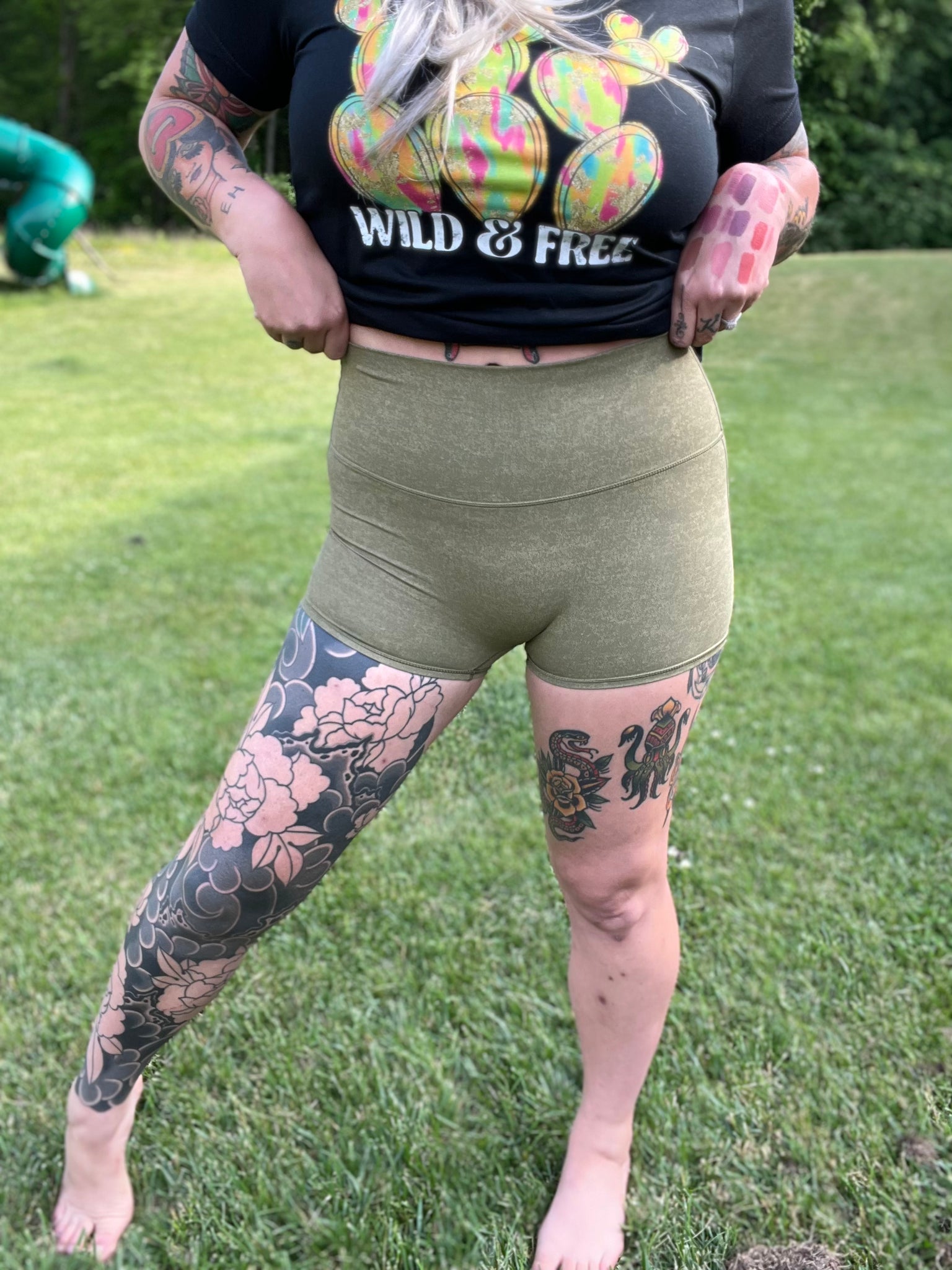 Downward Dog Yoga Shorts