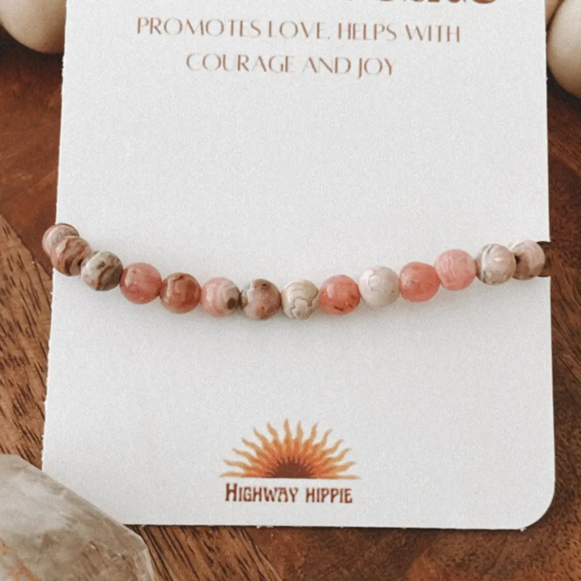 Evening Plans Rhodochrosite Bracelet