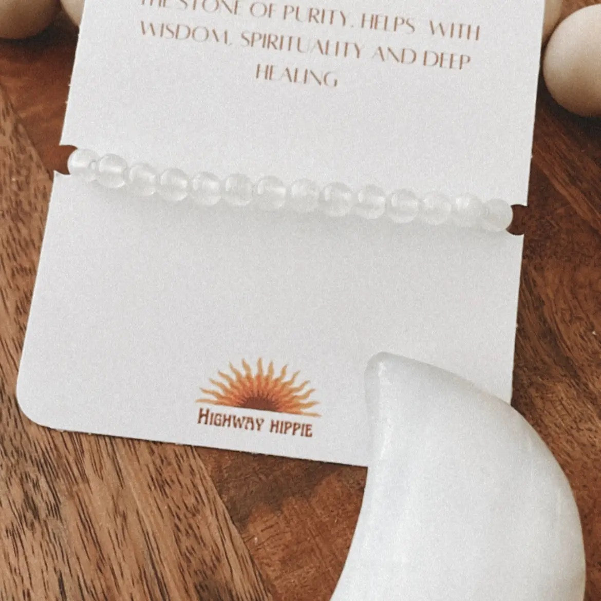 Happy & Cheerful Selenite Bracelet