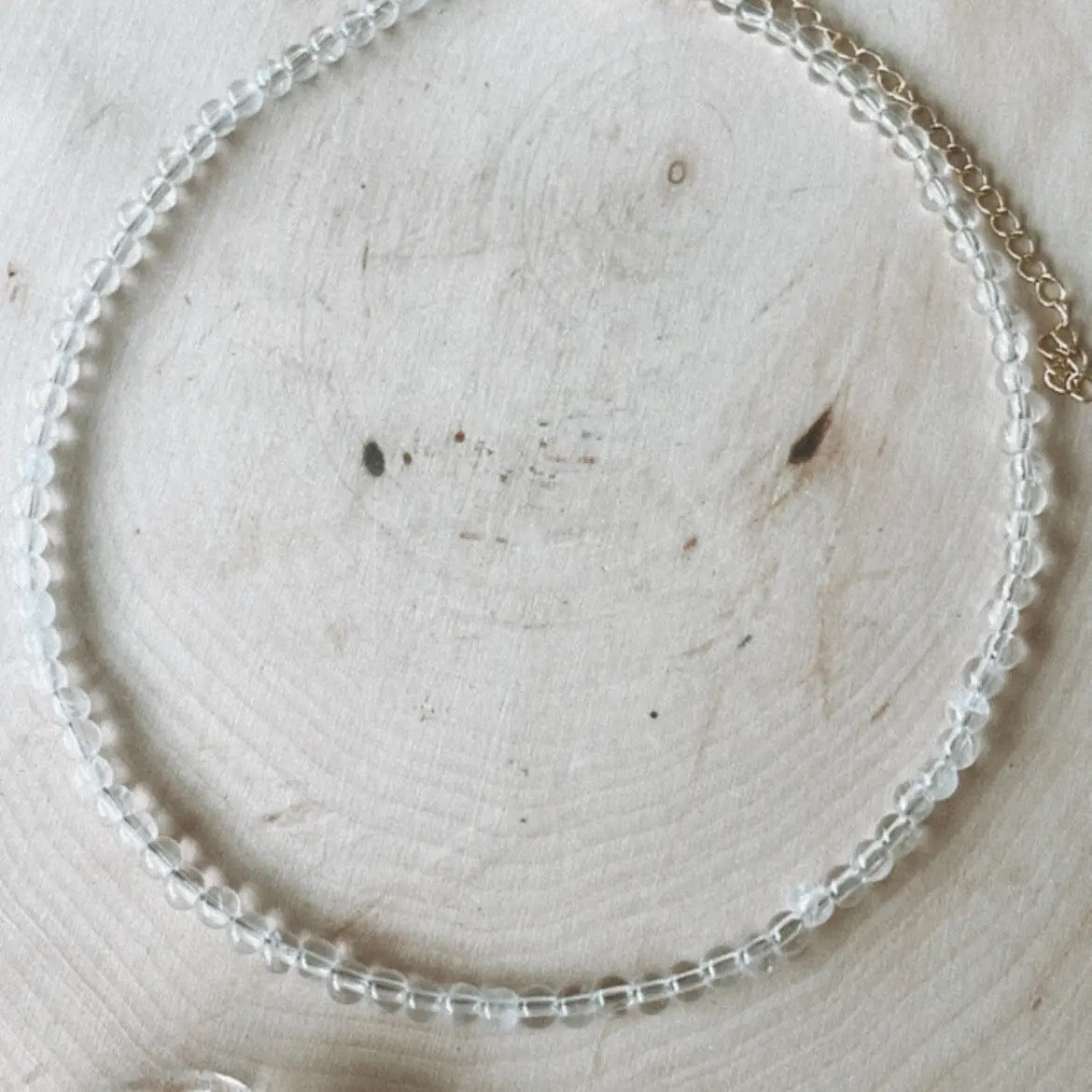 Lavish Lifestyle Clear Quartz Choker