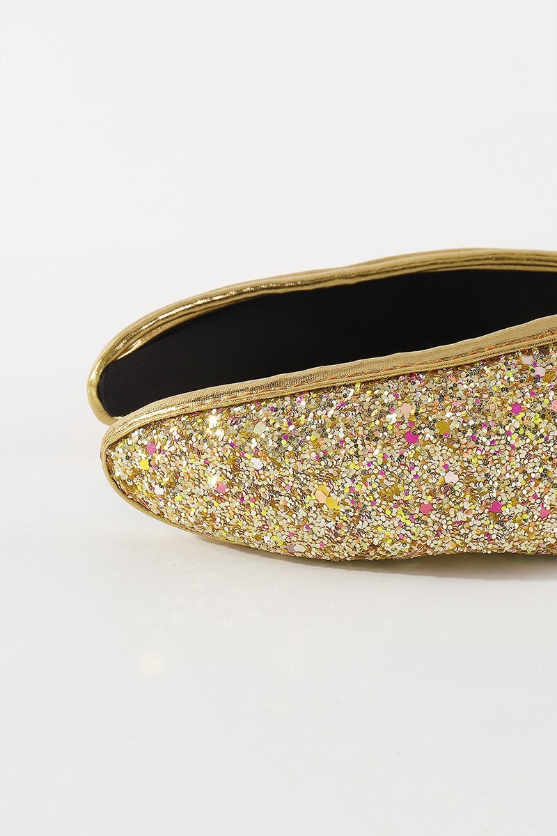 Flashy Finds Gold Sparkly Top Knot Headbands