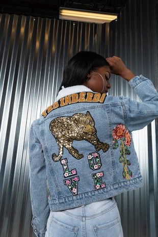 Stay Boujee  Denim Jacket