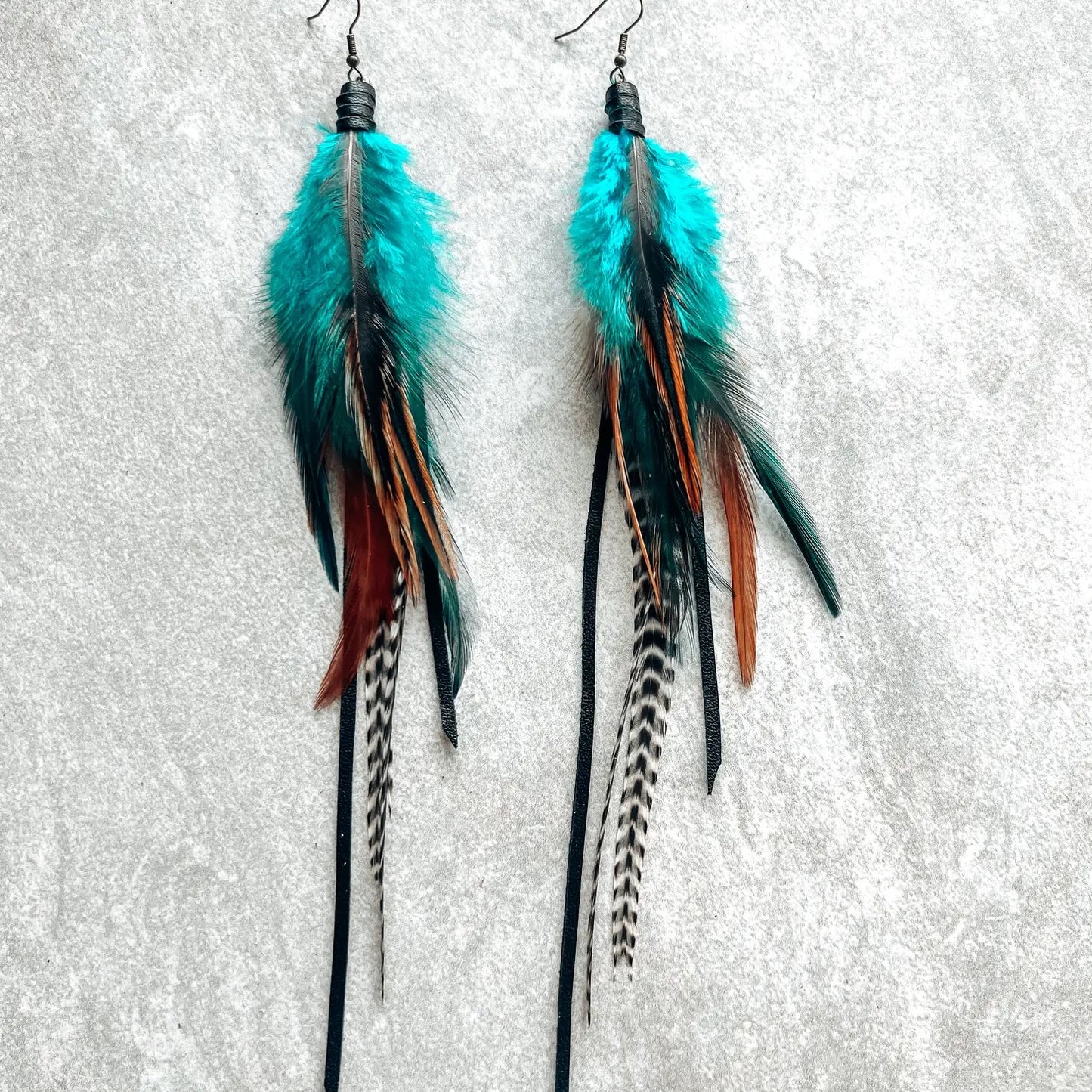 Ruffle My Feathers Willow Creek Feather Earring