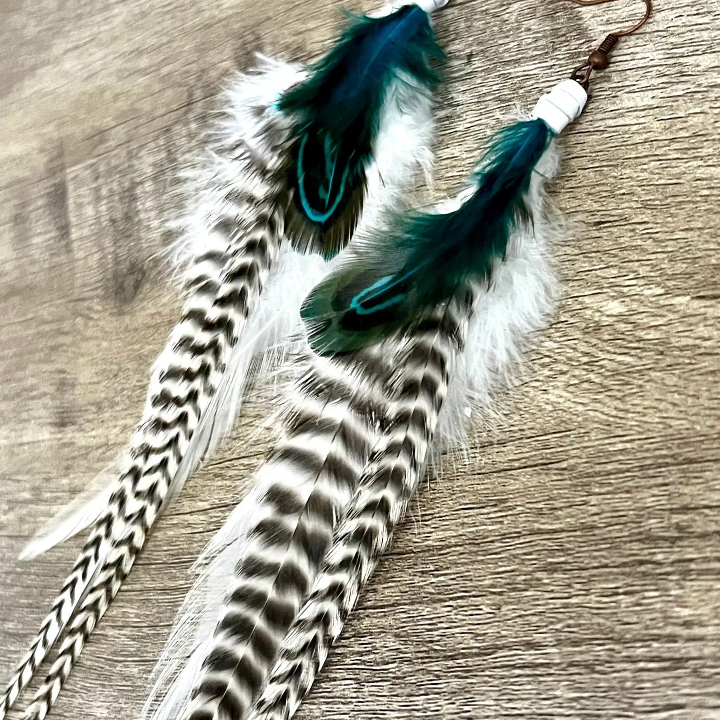 Southern Hello Glacier Feather Earrings