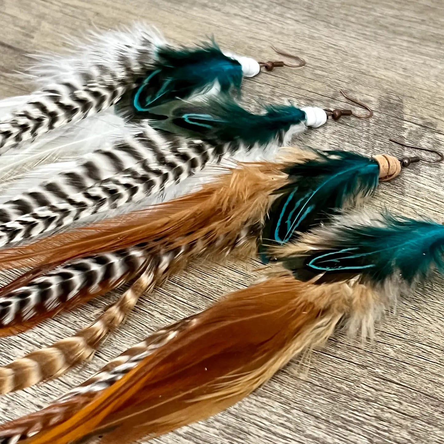 Southern Hello Glacier Feather Earrings