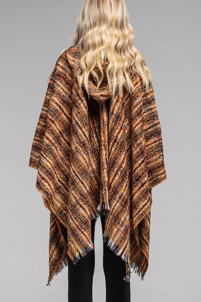 Too Cozy To Move Knit Hoodie Ruana
