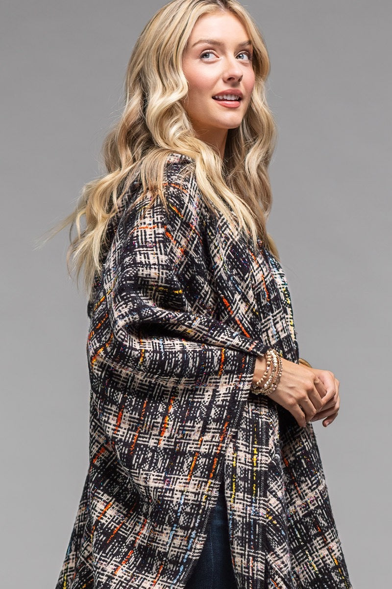 Too Cozy To Move Knit Hoodie Ruana