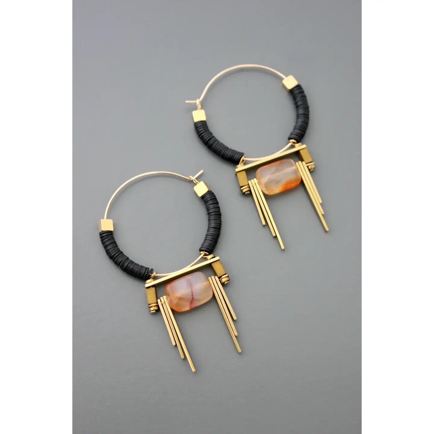 The Artist Within Artdeco Hoop Earrings