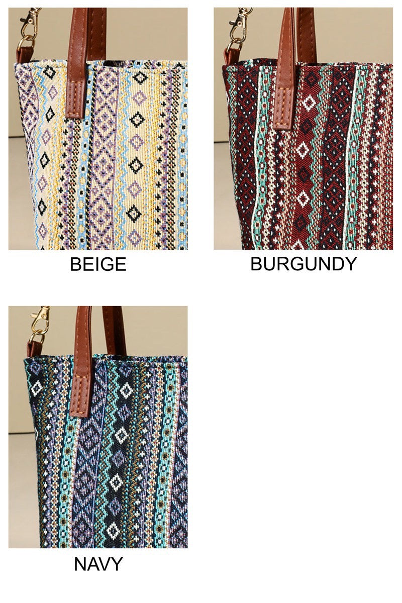 Take Me Places Bohemian Print Crossbody Bag