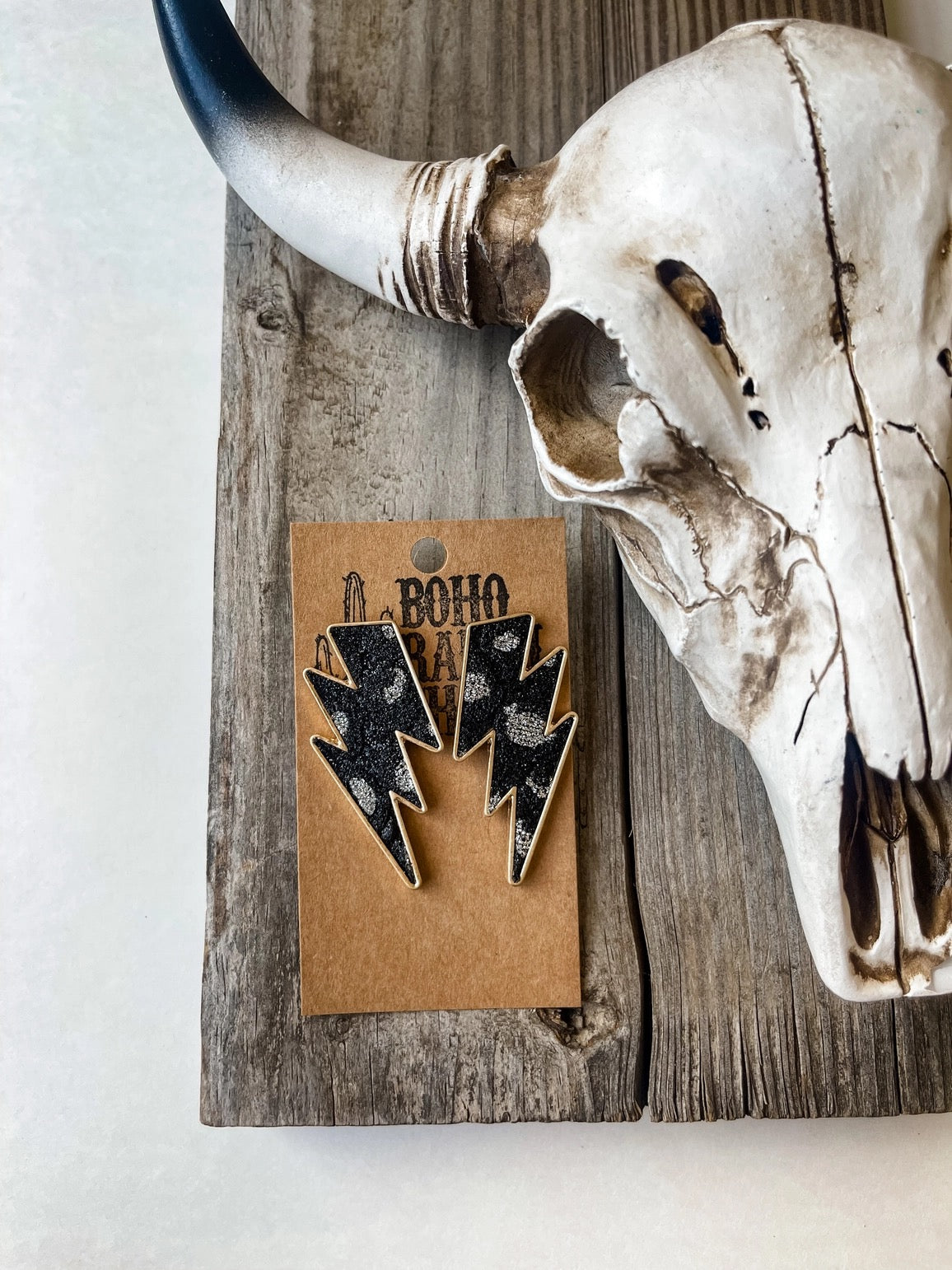 Impress The Best Western Lightning Bolt Earrings