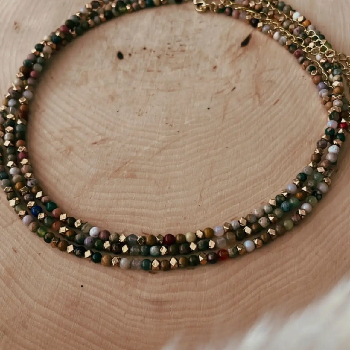 Down To Earth Beaded Necklace