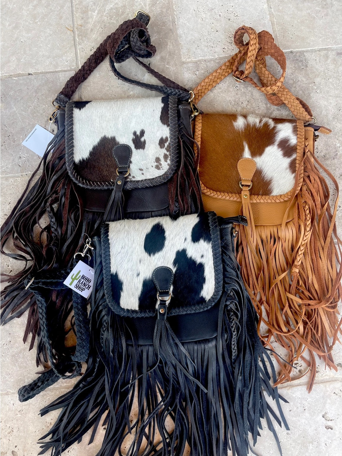 Something To Say Genuine Hairon Cowhide Leather Crossbody