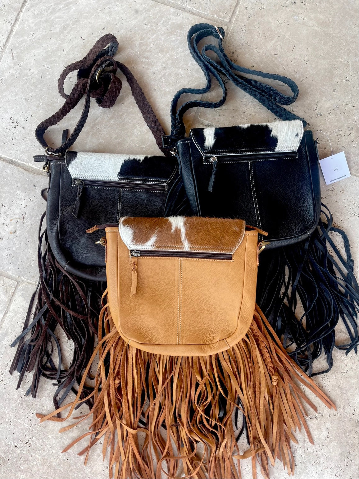 Something To Say Genuine Hairon Cowhide Leather Crossbody