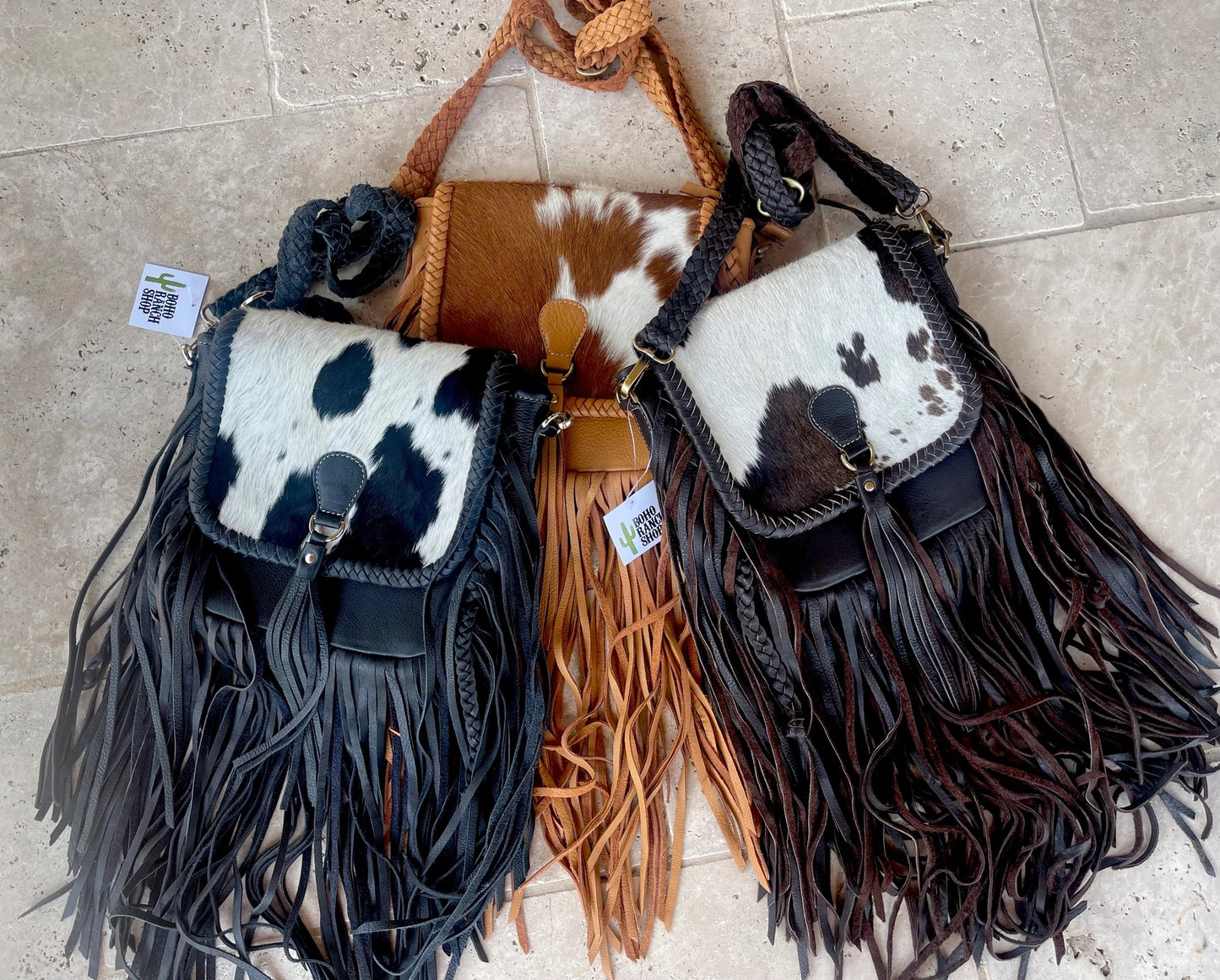 Something To Say Genuine Hairon Cowhide Leather Crossbody