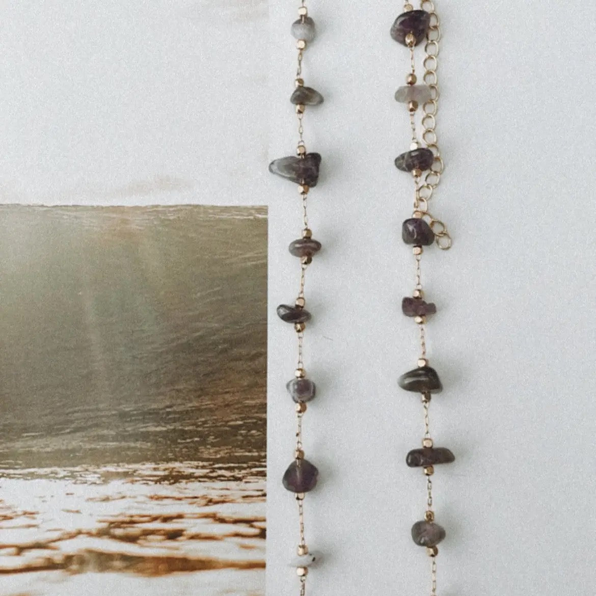 Land Among Stars Amethyst Choker