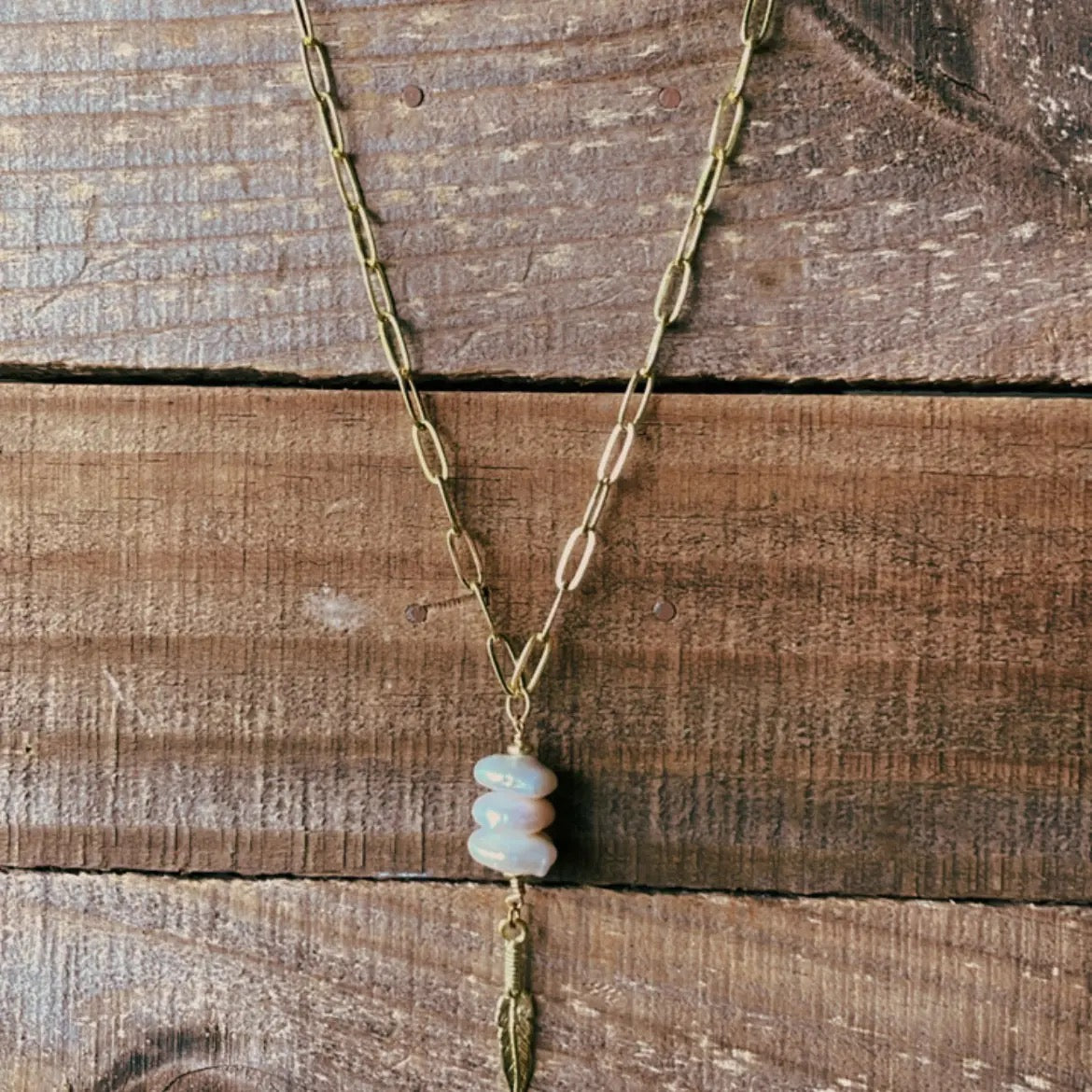 Atlantic Milo Feather Necklace