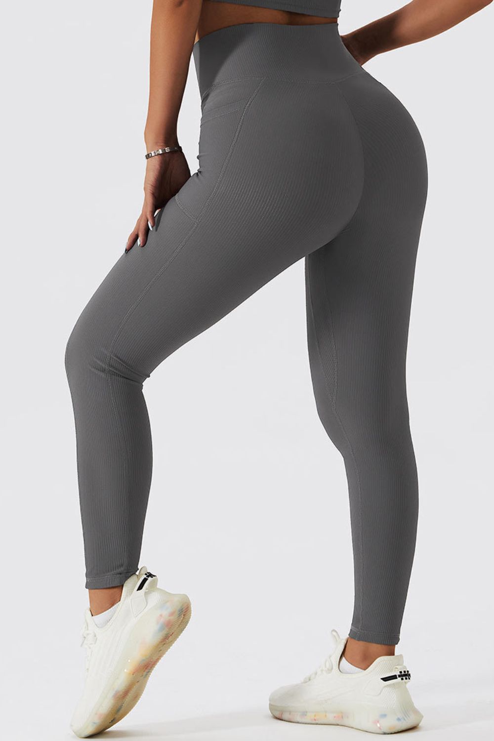 Winners Never Quit Crossover Waist Active Leggings (Basic Bae - Multiple Colors)