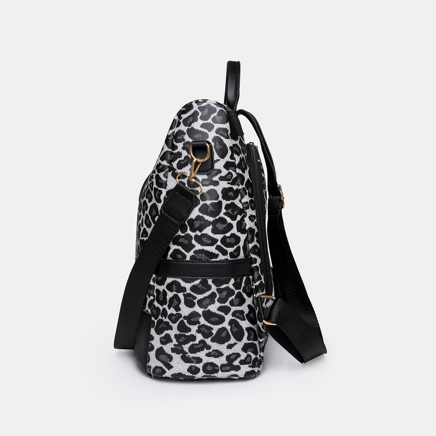 Cheetah Speed Leopard PU Leather Backpack Bag