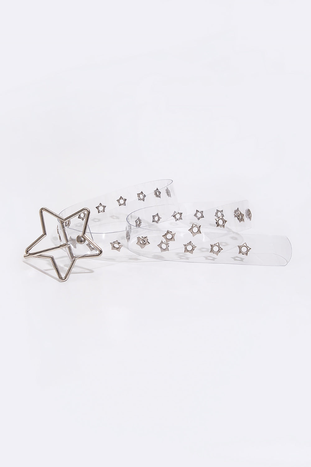 Comets Appear Adjustable PVC Star Shape Buckle Belt