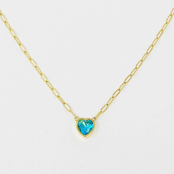 Chained To My Heart Necklace (Multiple Colors) - BP