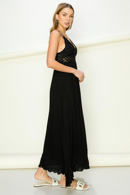 In Love Bustier Lace Maxi Dress (Multiple Colors) - BP