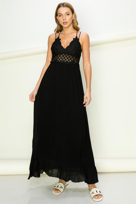 In Love Bustier Lace Maxi Dress (Multiple Colors) - BP