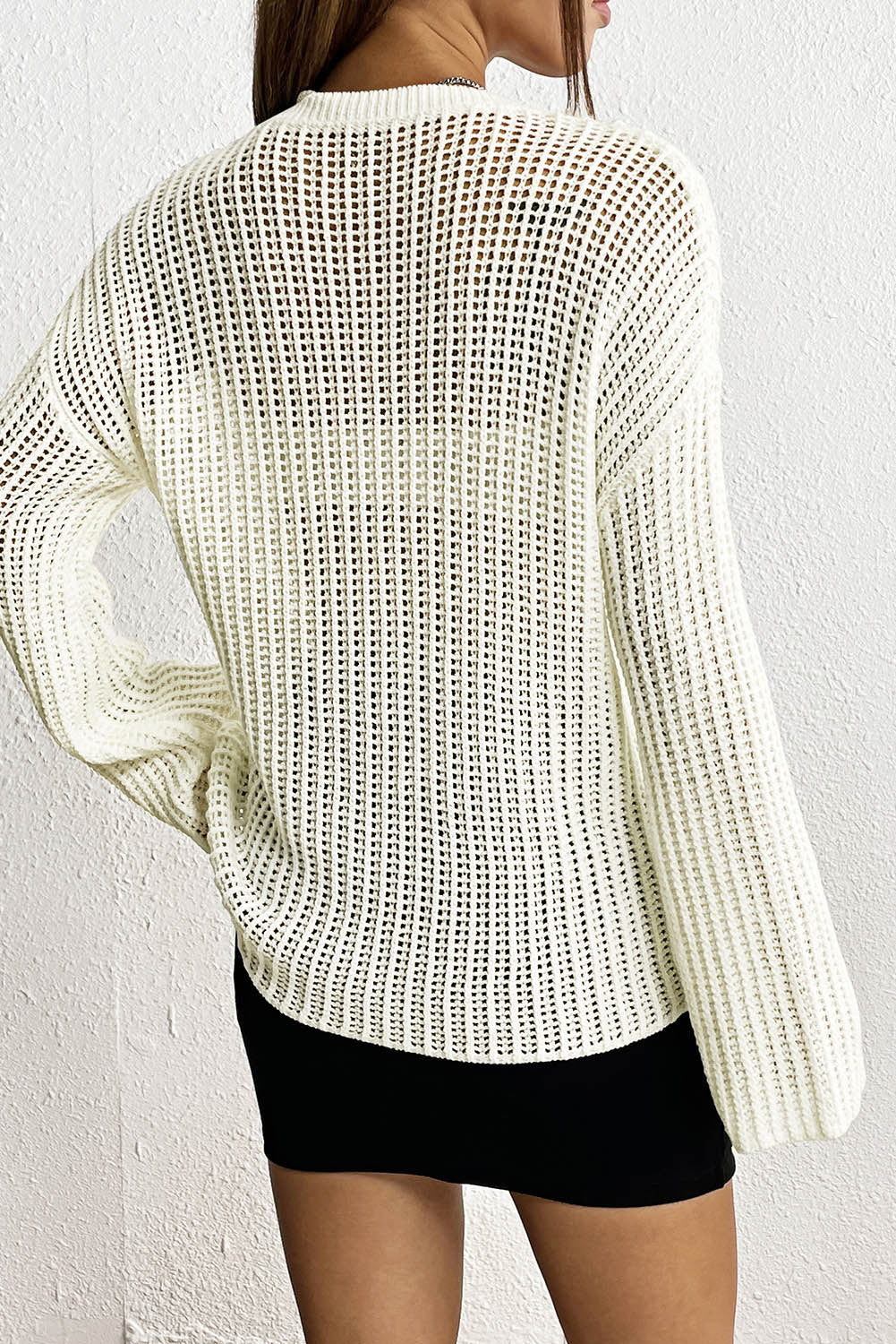 Fond Reflections Star Rib-Knit Sweater (Multiple Colors)