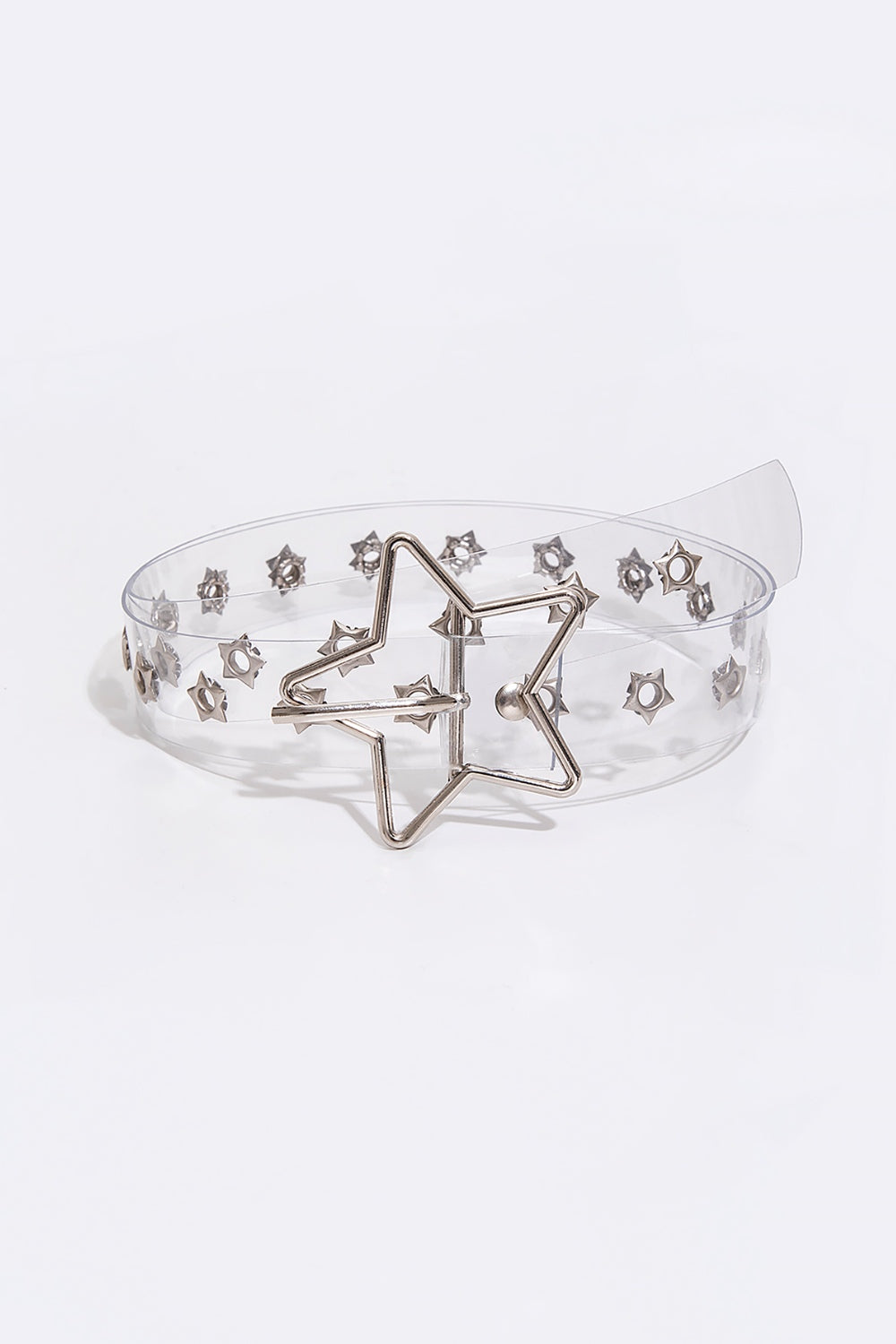 Comets Appear Adjustable PVC Star Shape Buckle Belt