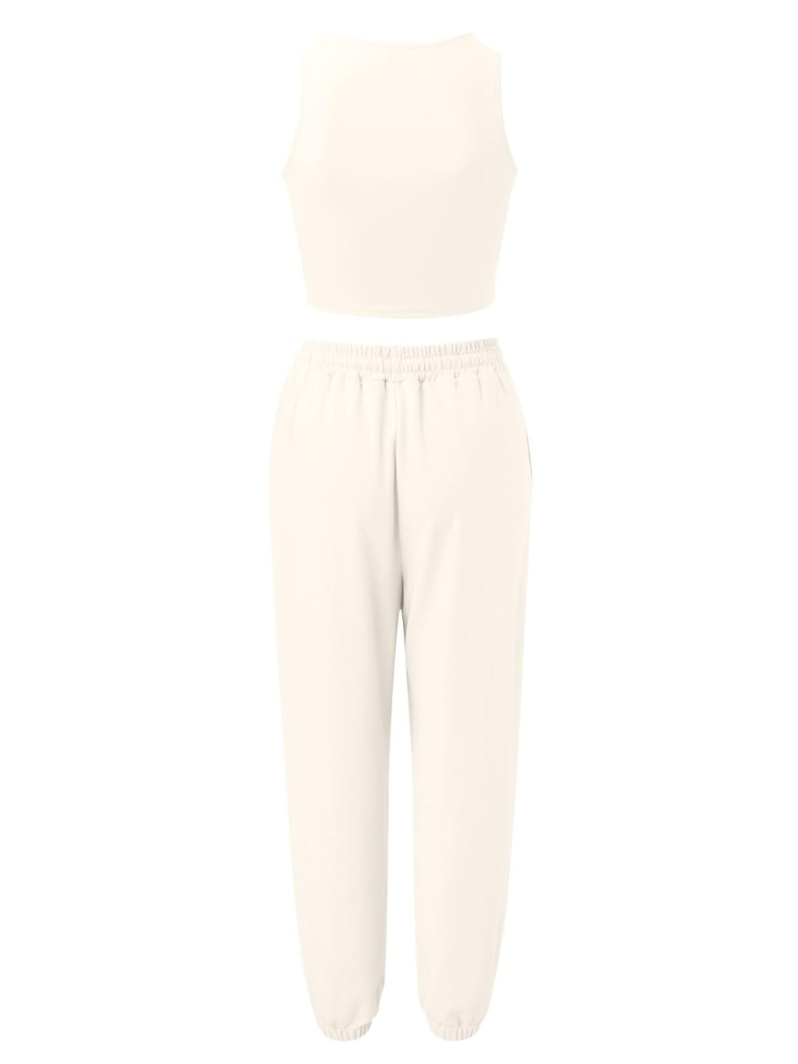 Snagged Your Attention Wide Strap Top and Drawstring Joggers Set (Multiple Colors)