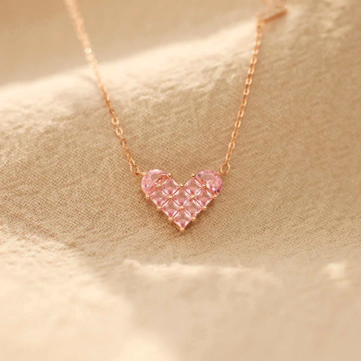 Grand Design Rose Gold-Plated Pendant Necklace - BP