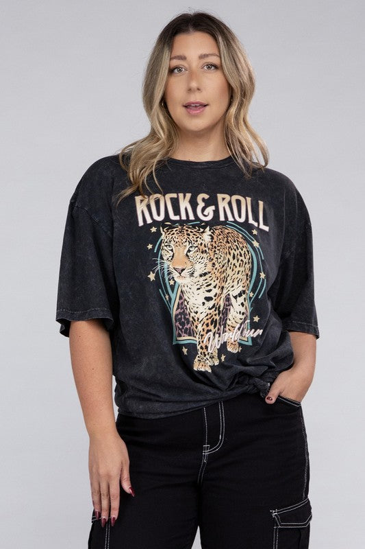 (XL-3X) Racing To The Front Rock & Roll World Tour Graphic Top (MULTIPLE COLORS) - BP