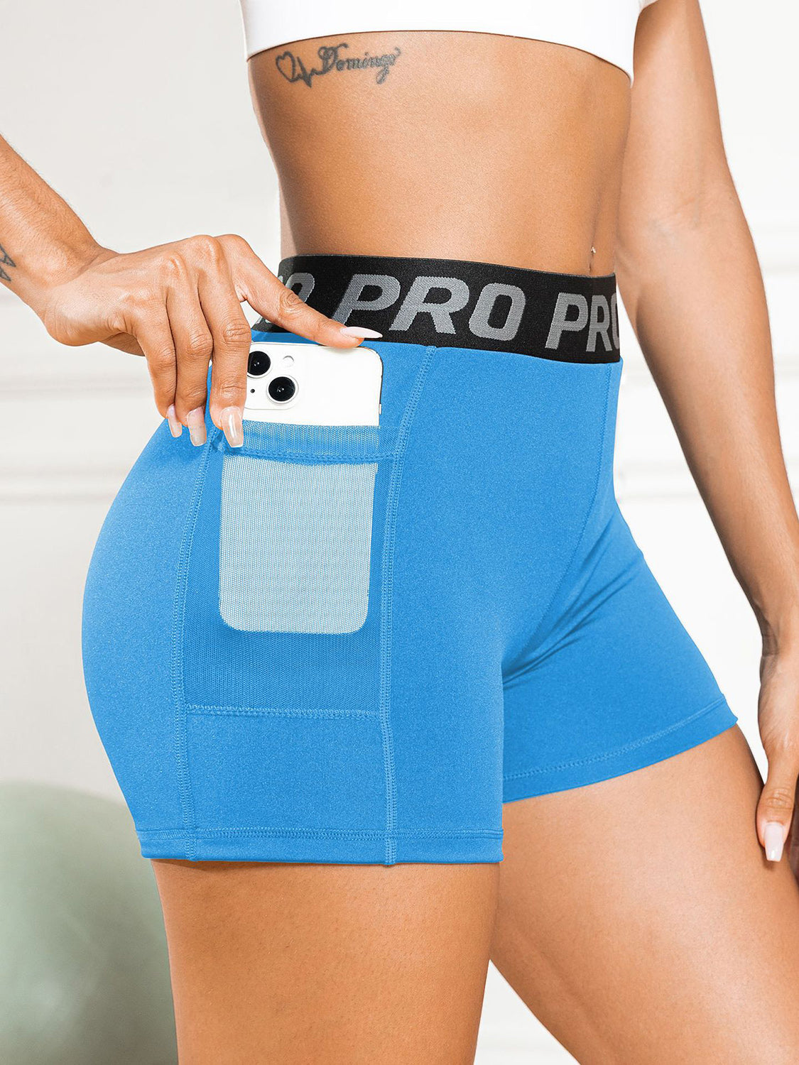 Craving Action Elastic Waist Active Shorts with Pockets (Multiple Colors) - BP