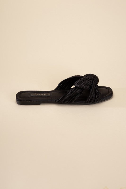 Gemma Bow Flat Slides (Multiple Colors) - BP