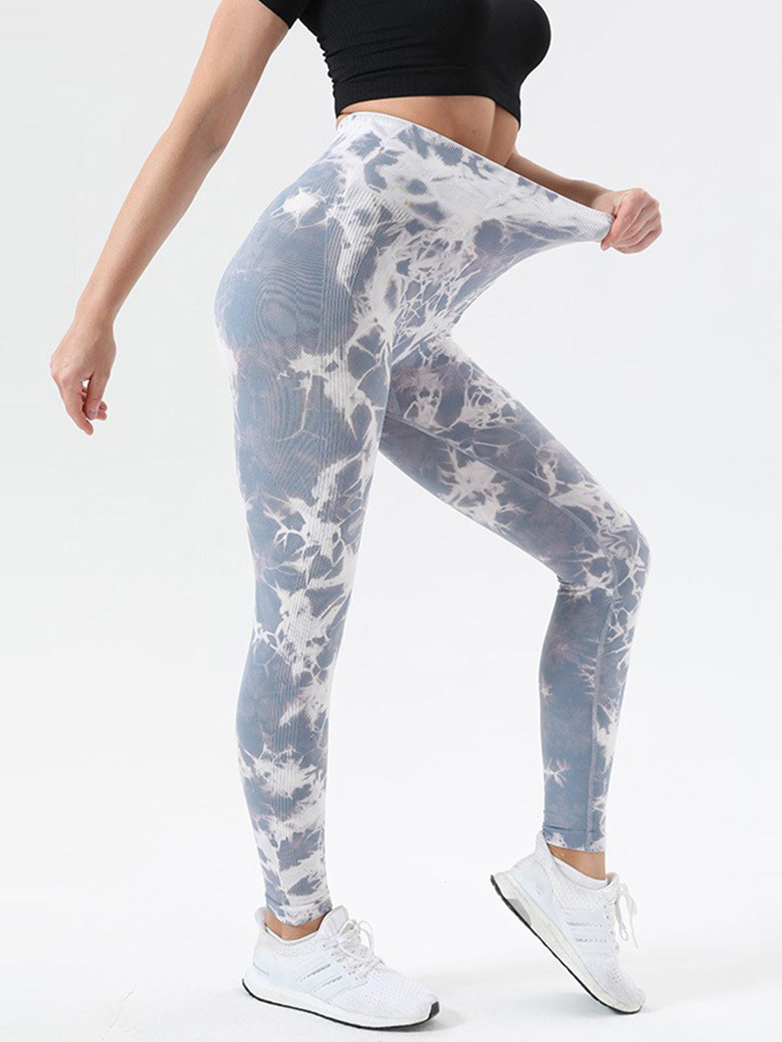 Hit The High Road Tie-Dye High Waist Active Leggings (Multiple Colors)