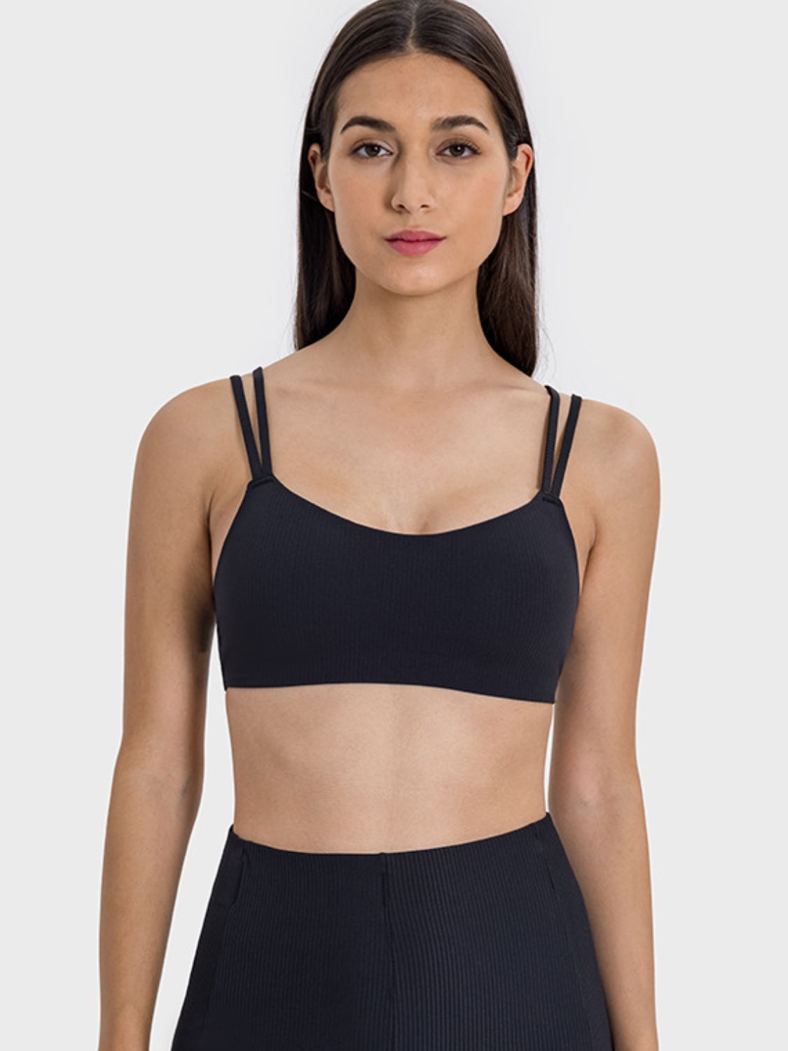 Simply Fetching Scoop Neck Double Strap Active Cami (Multiple Colors)