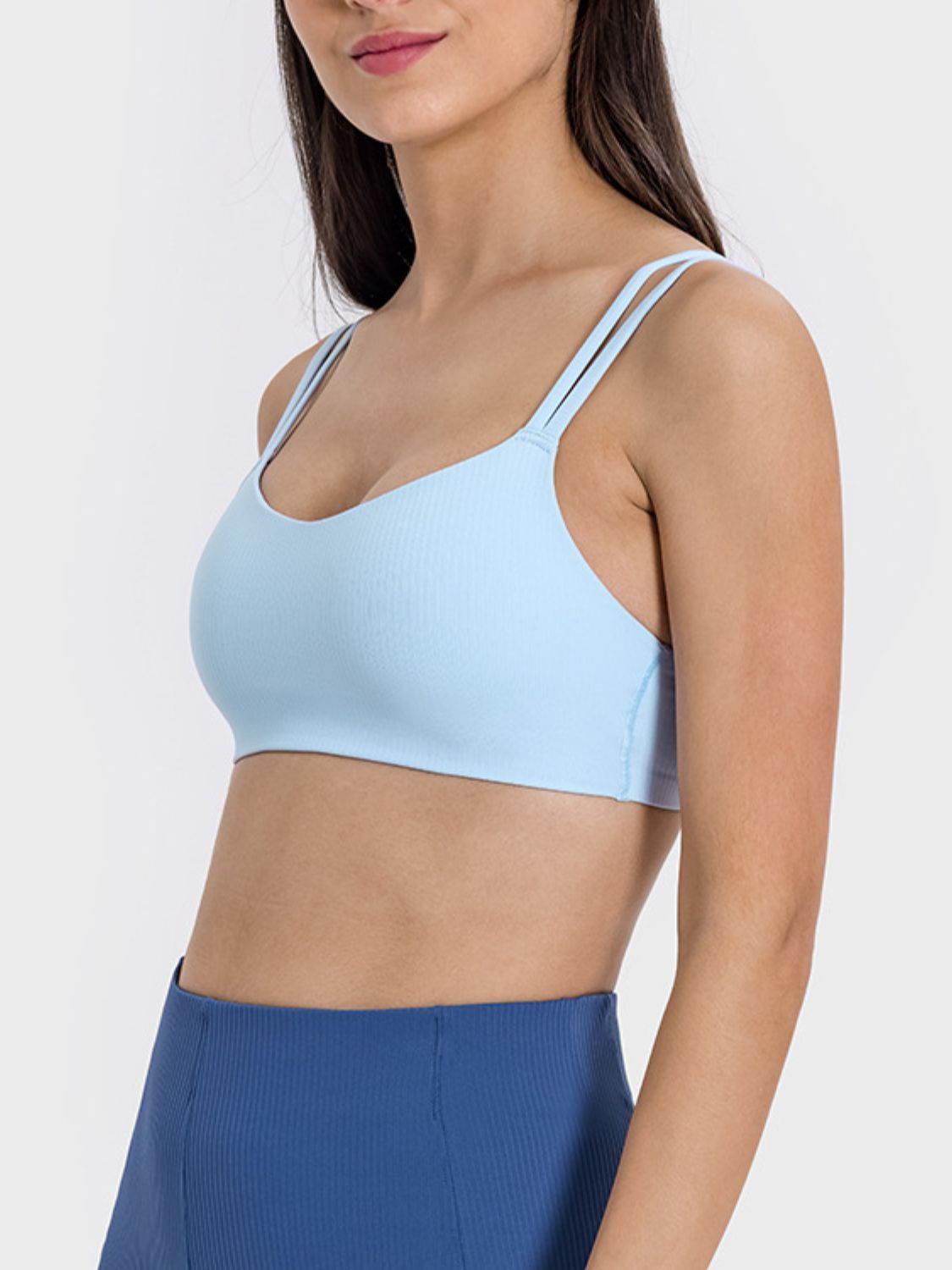 Simply Fetching Scoop Neck Double Strap Active Cami (Multiple Colors)