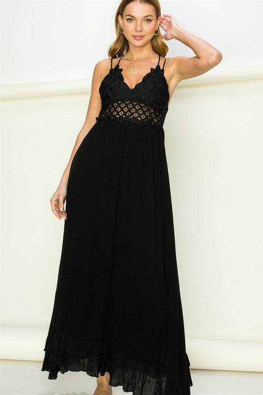 In Love Bustier Lace Maxi Dress (Multiple Colors) - BP