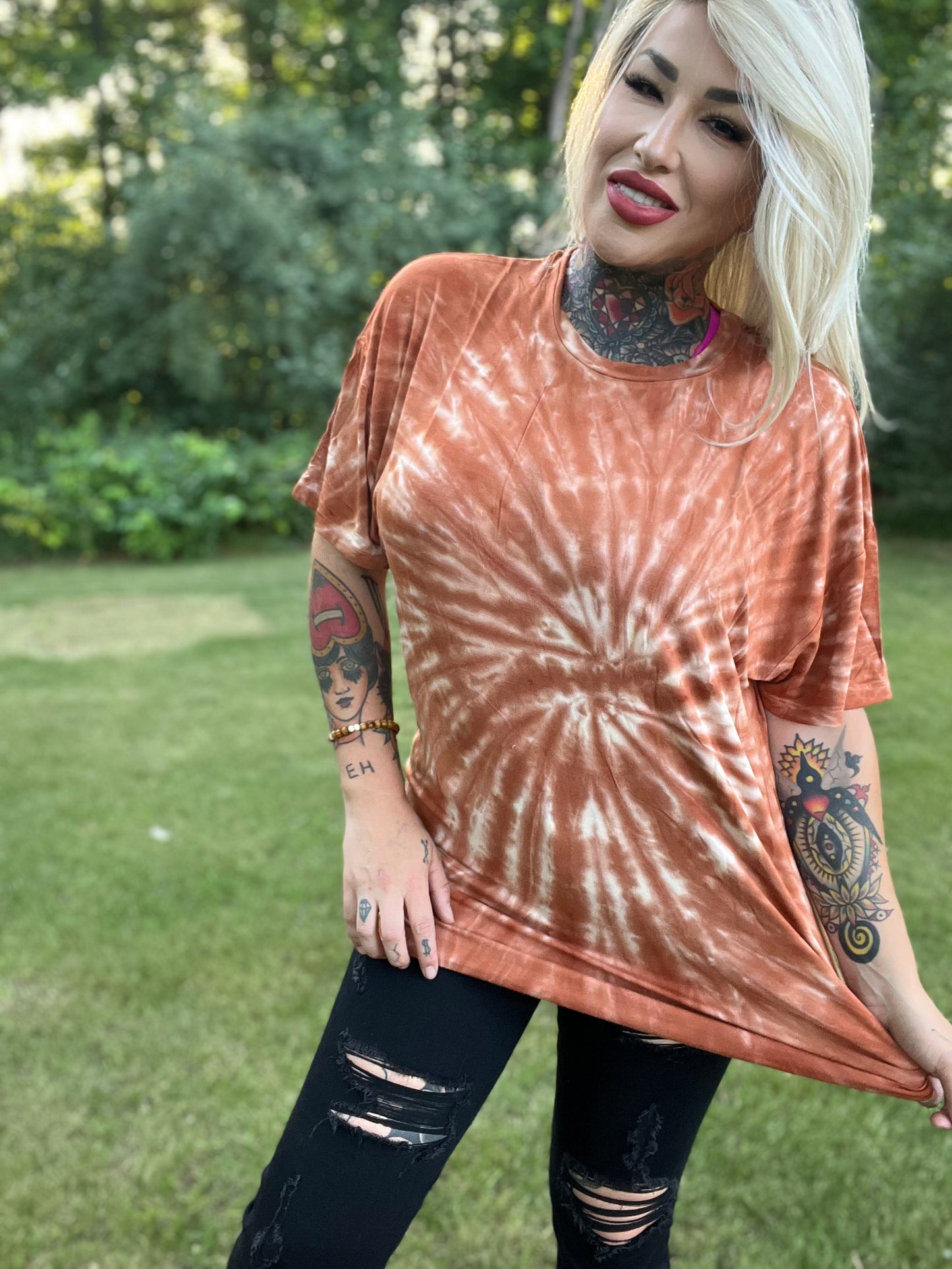 Hazy TieDye Oversized Tee