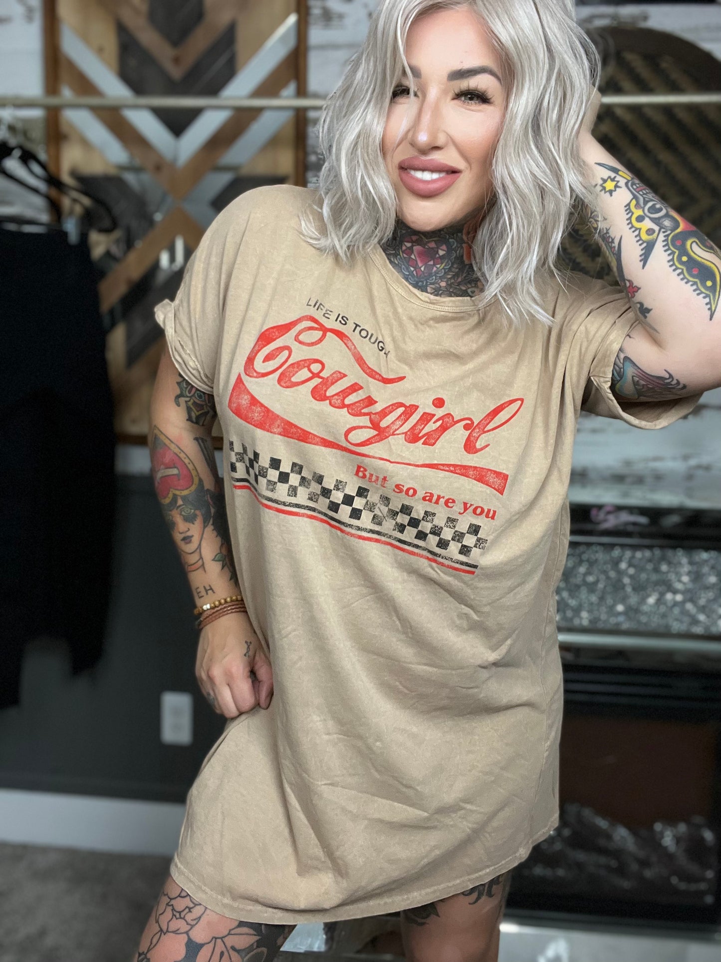 Cowgirl Cola Oversized T Shirt